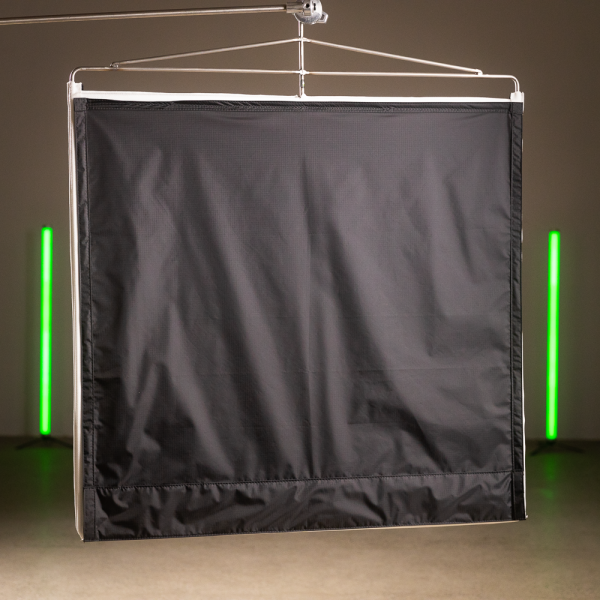 Flag 1,0×1,0m / 40×40″ Floppy Ultrabounce Black / White